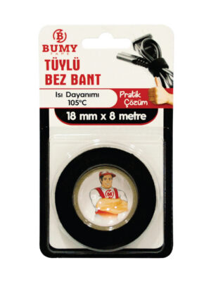 Tüylü Bez Bant 18mm x 8m