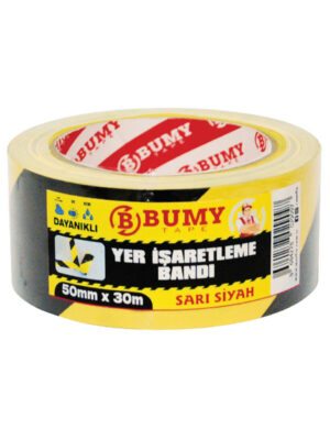 Yer İşaretleme Bandı Sarı Siyah